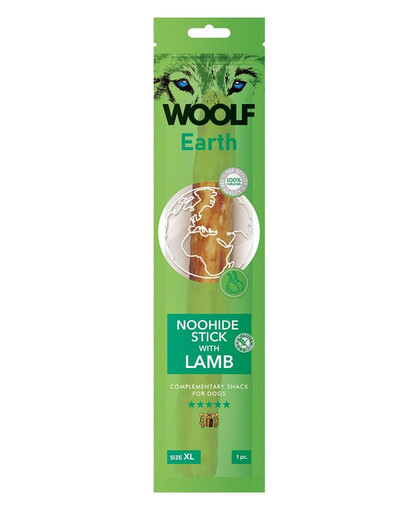 WOOLF Earth NOOHIDE XL Stick with Lamb Pochúťka pre psov 85g