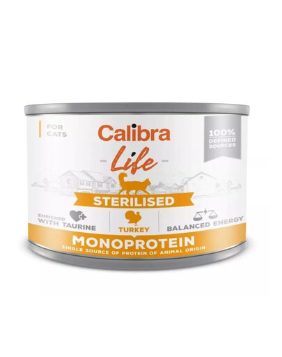 CALIBRA Cat Life Sterilised Turkey 200 g