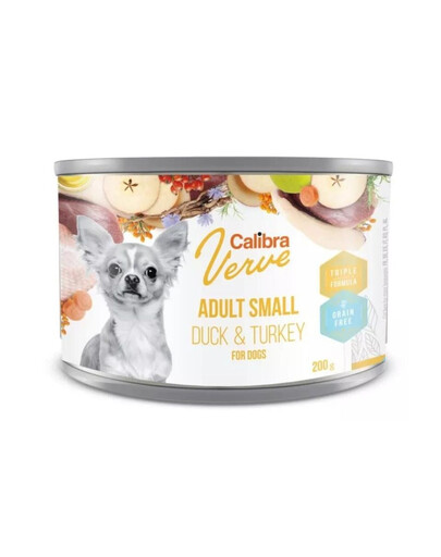 CALIBRA Dog Verve GF Adult Small Duck&Turkey 200 g