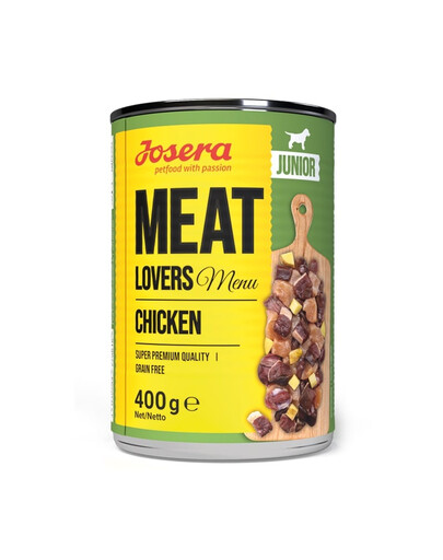 JOSERA Meat Lovers Junior Menu Kurča pre šteniatka 6x400g