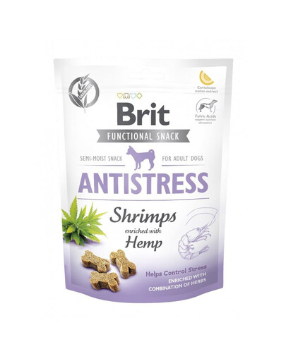 BRIT Care Dog Functional Snack Shrimp Antistress 150g maškrty s krevetami proti stresu