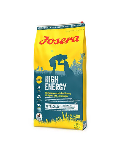 JOSERA High Energy 12,5kg + Meatlovers 400g & Denties 180g ZADARMO