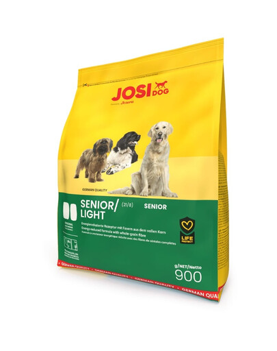 JOSERA JosiDog Senior Light 900 g dla starszych i mniej aktywnych psów