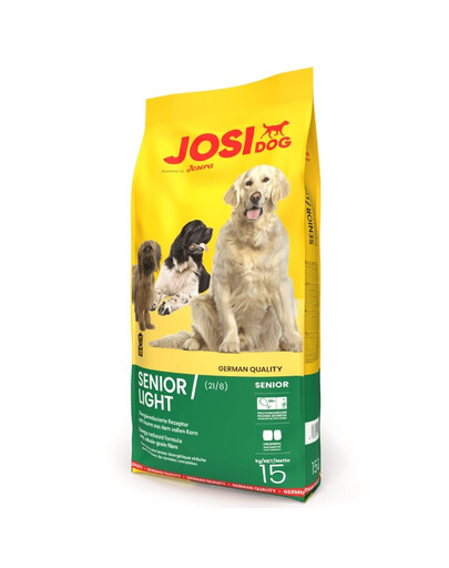 JOSERA JosiDog Senior Light 15 kg dla starszych i mniej aktywnych psów