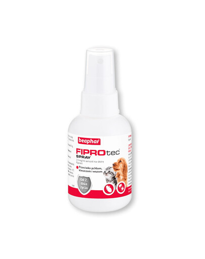 BEAPHAR Fiprotec Spray 100 ml Sprej na kliešte pre psov a mačky