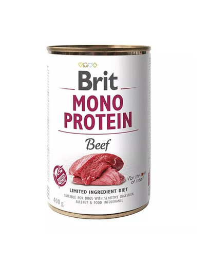 BRIT Mono Protein Beef 12x400 g monoproteínové hovädzie krmivo