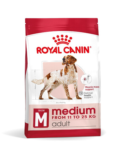 ROYAL CANIN Medium Adult 15 kg suché krmivo pre dospelých psov stredných plemien