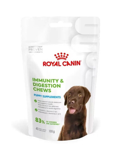 ROYAL CANIN Immunity Digestion Puppy Supplements 100g suplement na prawidłowe trawienie i odporność szczeniąt