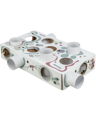 TRIXIE Cat Activity Paws'n'Treats Box zabawka edukacyjna dla kota 35×7×20 cm karton