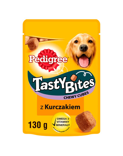 Pedigree Tasty Minis kuracie a kačacie 130 g - psia maškrta 130 g
