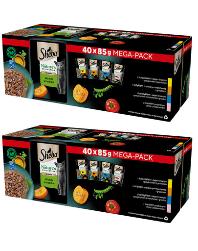 SHEBA Nature’s Collection kompletné krmivo v omáčke pre dospelé mačky 80x85 g