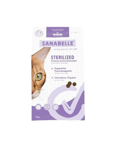 SANABELLE Sterilized 2 kg dla kotów sterylizowanych