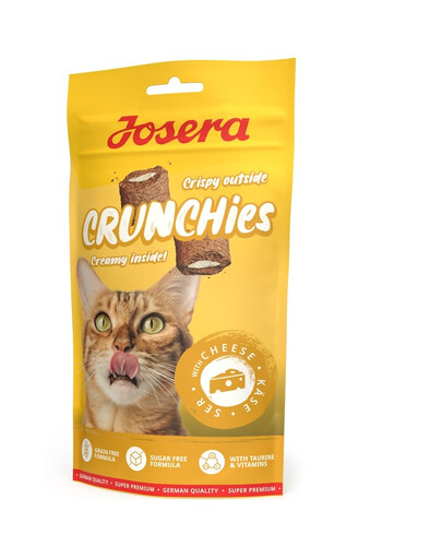JOSERA Crunchies with Cheese 60 g chrupiące przysmaki z serem dla kotów
