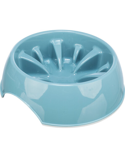 TRIXIE Slow Feeding Pomaly sa pohybujúca plastová miska pre psy alebo mačky 300 ml