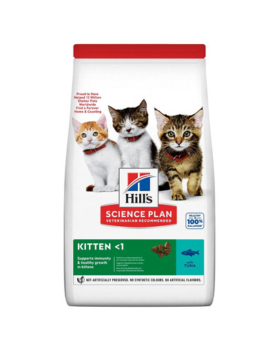 HILL'S Science Plan Kitten z tuńczykiem 7 kg sucha karma dla kociąt