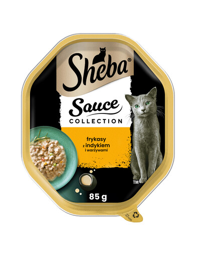 SHEBA Sauce Speciale s morčacím mäsom a zeleninou 85g - krmivo v omáčke
