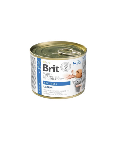 BRIT Veterinary Diet Grain Free Recovery 200 g losos a kuracia pečeň pre psy a mačky počas rekonvalescencie