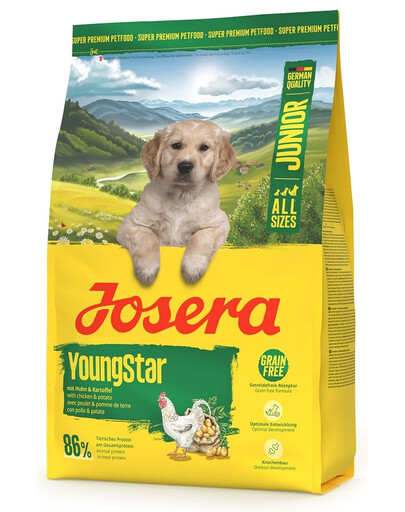 JOSERA YoungStar 3kg bezzbożowa karma dla szczeniąt