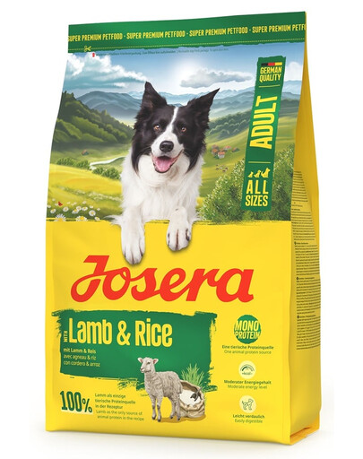 JOSERA Lamb and Rice Adult 3kg monoproteinowa karma dla psów