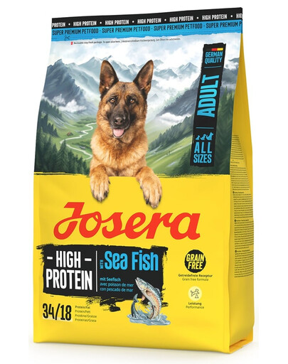 JOSERA High Protein Adult Sea Fish 3kg wysokobiałkowa karma dla psów