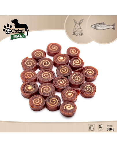 MR. PRETZEL Sushi z królika i dorsza 500 g przysmak dla psa