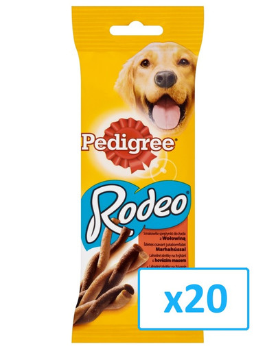 RODEO Rodeo s hovädzím mäsom 70 g x 20
