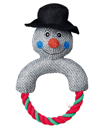 TRIXIE Sada vianočných hračiek - Santa Claus, sob, snehuliak 25 cm 6 ks/balenie