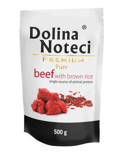 DOLINA NOTECI Premium Pure Hovězí s rýží 500g