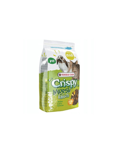 Versele-Laga Crispy Muesli Rabbits 2,75 kg - krmivo pre zakrslé králiky