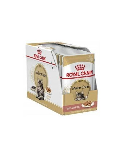 ROYAL CANIN Maine Coon karma mokra w sosie dla kotów dorosłych rasy maine coon 12x85g