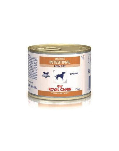 Royal Canin Dog Gastro Intestinal Low Fat Canine 200g - vlhké krmivo pre psov so zníženým obsahom tuku a ochoreniami tráviaceho traktu 200g