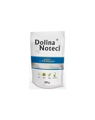 Dolina Noteci Premium taška pre psov so pstruhom 500 g