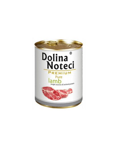 Dolina Noteci Premium Pure Lamb 800g - vlhké krmivo pre psov s jahňacinou 800g