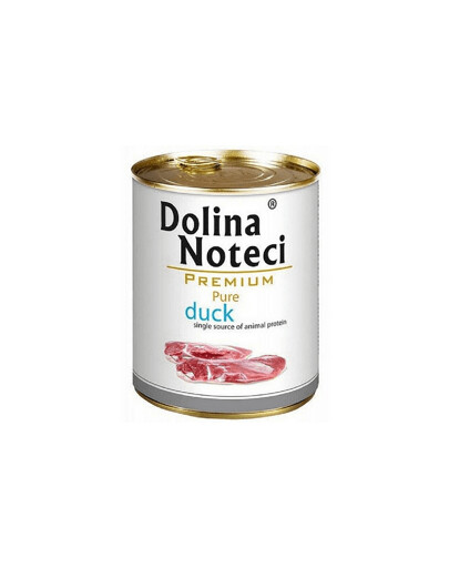 Dolina Noteci Premium Pure Duck 800g - Vlhké krmivo pre psov kačacie mäso 800g