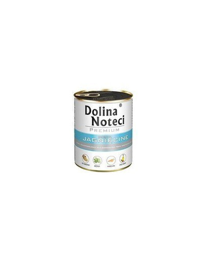 Dolina Noteci Premium Bogata w Jagnięcinę 800 g - vlhké krmivo pre psov s vysokým obsahom jahňacieho mäsa 800g
