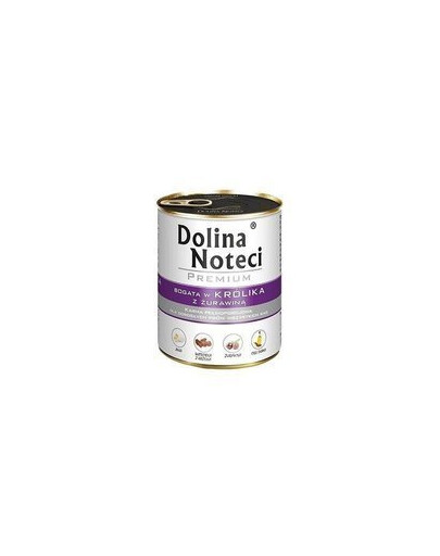 Dolina Noteci Prémiové krmivo pre králiky Brusnica 800 g