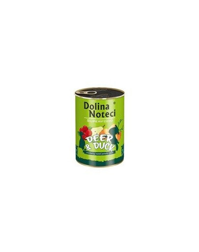 Dolina Noteci Superfood Jelenia kačica 800g Krmivo pre psov v konzerve