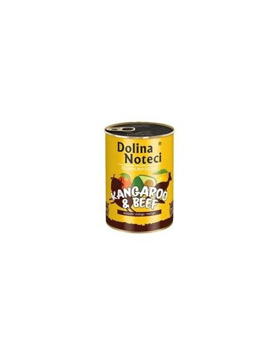 Dolina Noteci Superfood kengura a hovädzie mäso 400 g konzerva pre psov