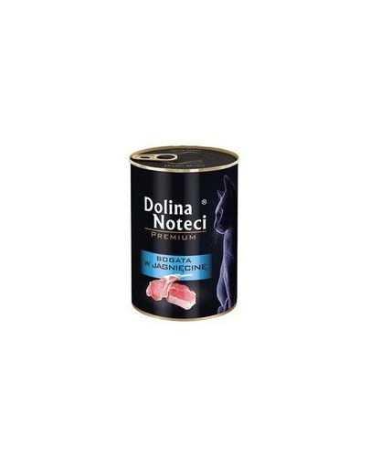 Dolina Noteci Premium konzerva pre mačky s jahňacím mäsom 400 g