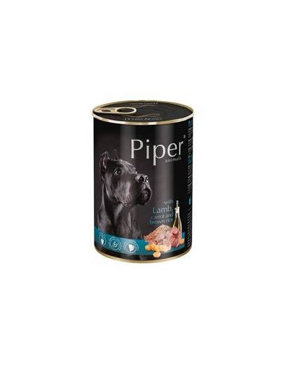 DOLINA NOTECI Piper Adult pre dospelých psov jahňa, mrkva a hnedá ryža 400g