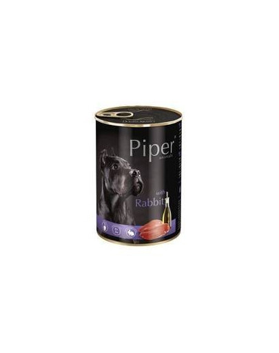 Piper králik 400g - mokré krmivo pre dospelých psov veľkých a stredných plemien, 400g