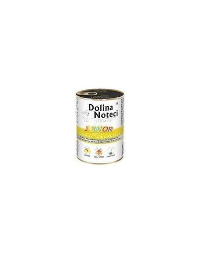 Dolina Noteci PREMIUM. Junior konzerva pre mladých psov a šteňatá stredných a veľkých plemien 400 g