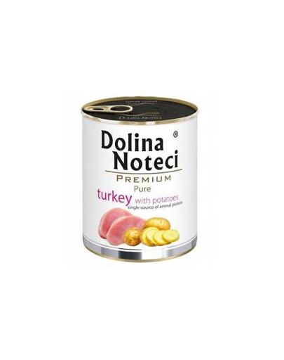 Dolina Noteci čistá morka so zemiakmi 800 g - mokré krmivo pre dospelých psov 800 g