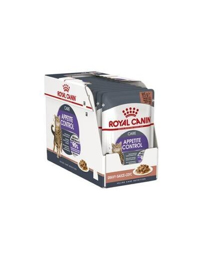ROYAL CANIN Appetite Control Gravy kapsičky pre mačky s nadmernou chuťou do jedla 12x 85 g