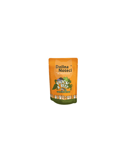 Dolina Noteci SUPERFOOD 85g - mokré krmivo pre mačky Kačica a hovädzie mäso 85g