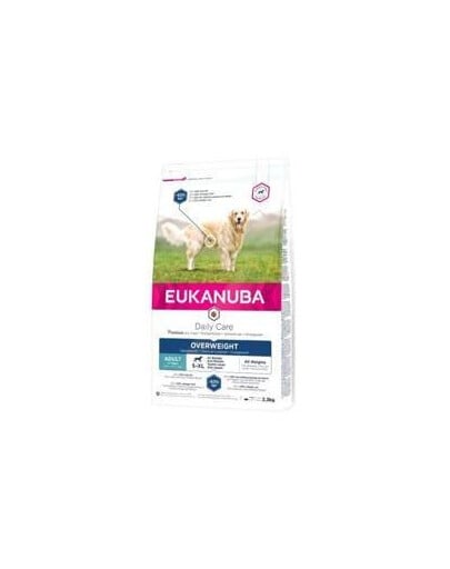 Eukanuba Daily Care Adult Overweight / Sterilized All Breeds Chicken 12 kg - granule pre dospelých, sterilizované psy a psy s nadváhou