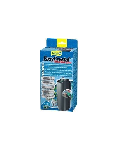 Tetra EasyCrystal FilterBox 300 EC 300-Fltr wewnętrzny z miejscem na grzałkę do akw.40-60l