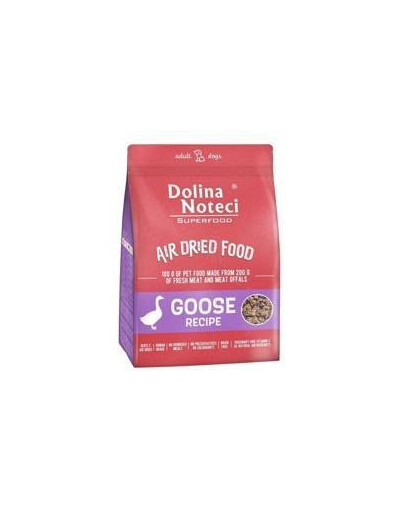Dolina Noteci Superfood s príchuťou husieho mäsa granule pre psov 1 kg