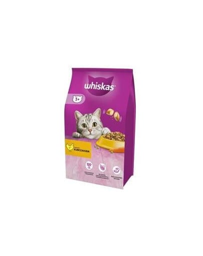 WHISKAS Dry Chicken 1,4 kg - krmivo pre dospelé mačky, kuracie