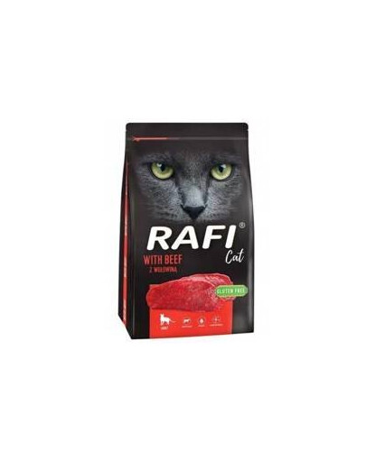 Rafi Cat s hovädzím mäsom 7 kg granule pre dospelé mačky